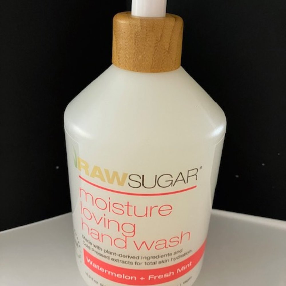 Raw Sugar Moisture Loving Hand Wash Watermelon + Fresh Mint 16.9 fl oz 